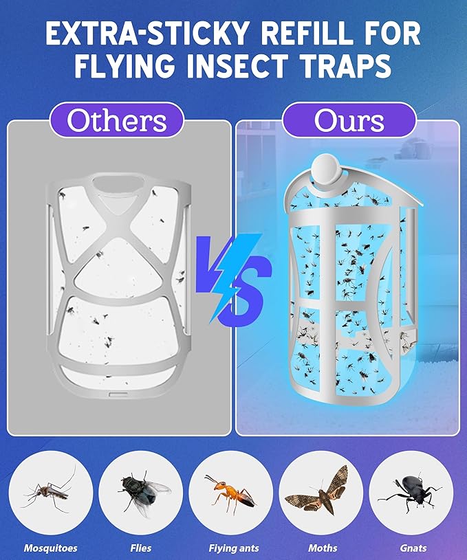 16-Pack High-Stick Refill Cartridges - Compatible with M364 & Max Indoor Lights - Easy to Replace