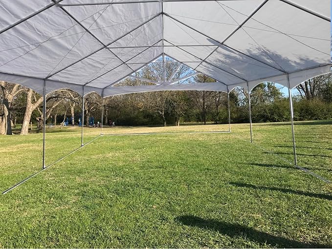DELTA 30'x20' PVC Marquee Tents for Parties, Large Party Tent, Outdoor Wedding Tent, Heavy Duty Fire Retardard Waterproof Canopy, Carpas para Fiestas,Outdoor Event + 6 Storage Bags