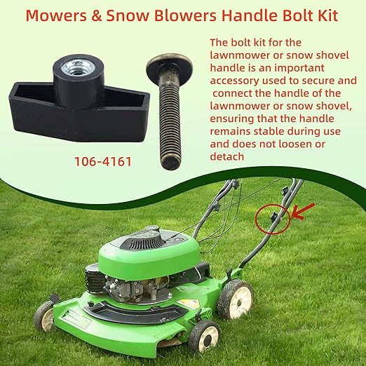 Replacement Handle Bolt Kit 614697,106-4161 Fits Toro/Lawn Boy Mowers & Snow Blowers (Set of 2)