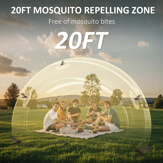 Mosquito Repellent for Home, 4 Pack Ideal for Bedroom Kitchen and Garden Use, Advanced Cartridges Compatible with E-Series Refills