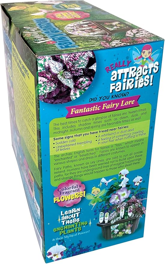 Toys by Nature Fanciful Fairy Biosphere Terrarium Starter Kit, Complete Supplies Included to Create Your Own Enchanting Garden and Indoor Plants! (Fanciful Fairy Garden)
