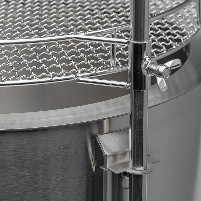 Stainless Steel Attachable Grill for Smokeless Firepit - 18 Inch - Open Fire Cooking Rack for Wood Burning Fire Pit, Camping, Bonfire, BBQ & Backyard - Compatible Only with Stainless Steel Firepit