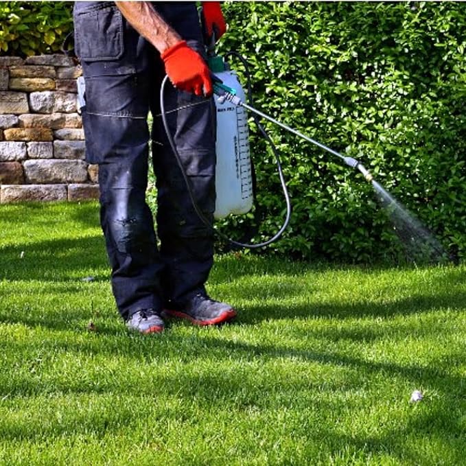 Zep Acid Sprayer - 2 Gallon (Each) - 783101- Industrial Grade Chemical Resistant Pump Action, Adjustable Nozzle, Refillable Spray Bottle for Cleaning Solutions