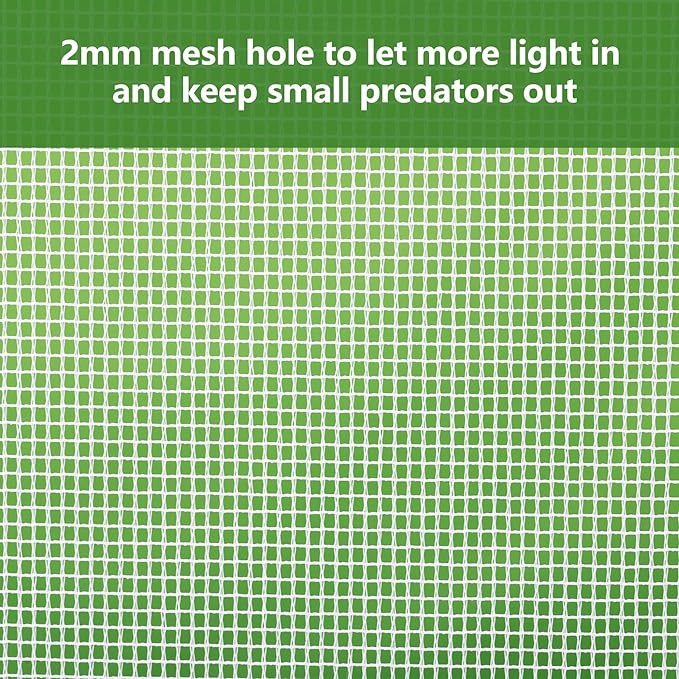 48" Outdoor Mesh Plant Enclosure, Mesh Plant Cover for Pests, Bird and Pest Protection Guard for Fruit, Vegetables, Flowers and Herbs Pop-Up Cage 28 x 28 x 48 Inches