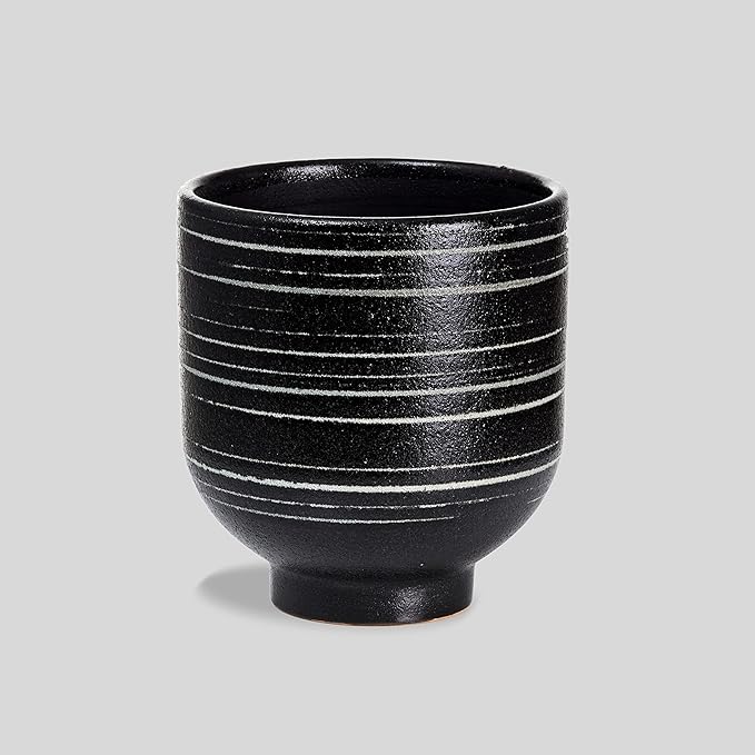 Ceramic Pots for Plants with Drainage Hole, Planters for Indoor Outdoor Plants, 6.7 Inch Flower Pots for Plants Cactus, Aloe Vera, Fern