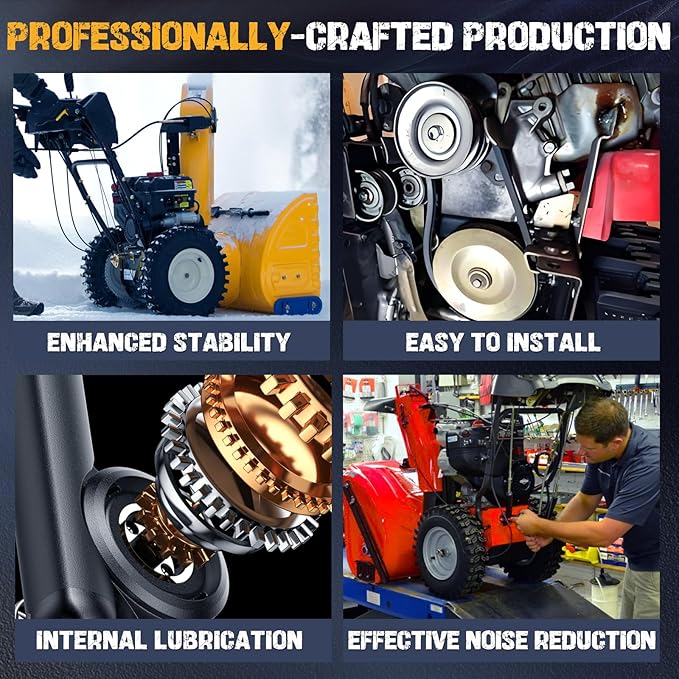 918-04296B Snow Blower Transmission, Compatible with MTD Yard Machines Snow Blower Transmission Assembly