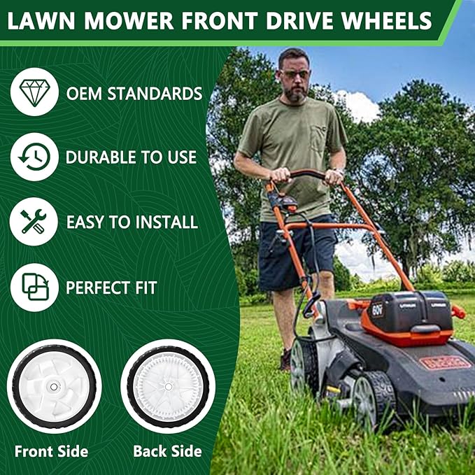 2 Pack Front Drive Wheels Replaces Toro 119-0311 205-360 20954 137-4832 Wheels