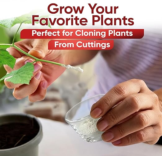 Hormex Rooting Powder #3 (0.30 IBA) - Rooting Hormone for Common Home & Garden Cuttings - Root Stimulator for Cloning - Strong Roots for Maximum Plant Propagation Success