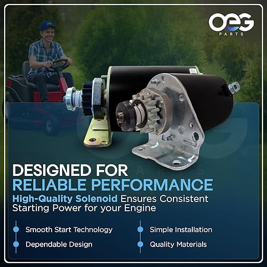 OEG Parts New 120V Electric Starter Compatible with Tecumseh Engine Snow Blowers HM HMSK LK OH OHSK 72403600 33329, 33329A, 33329B, 33329C, 33329D, 33329E, 33329F, 37000, STC0016, 41022030