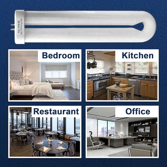 7.7 Inch BF35 Replacement Bulb 15 Watt for BK-15D Stinger FP15 TZ15 Hemiua 4 Count