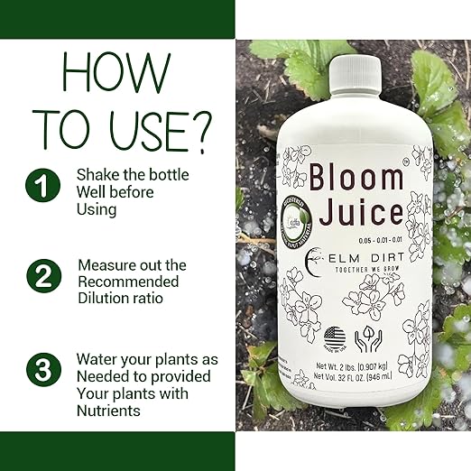 Elm Dirt's Bloom Juice for All Flowering Plants (2.5 gallons)