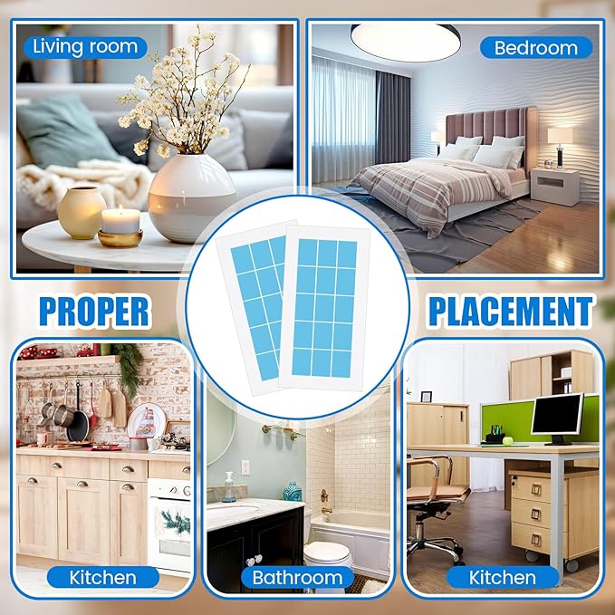 Qualirey 30 Pack UV Flying Insect Trap Refill Compatible with Shieldeck Sticky Card Plug Refill Replacement Glue Boards for Insect Bug Mosquito Gnat Indoors (No Device)