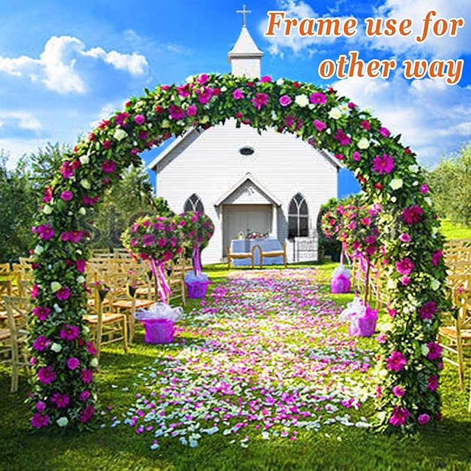 Strong Camel Greenhouse Replacement Frame for 20' X 10' X 7' Larger Hot Garden House , Support Arch Frame Climbing Plants/Flowers/Vegetables (20' X 10' X 7')