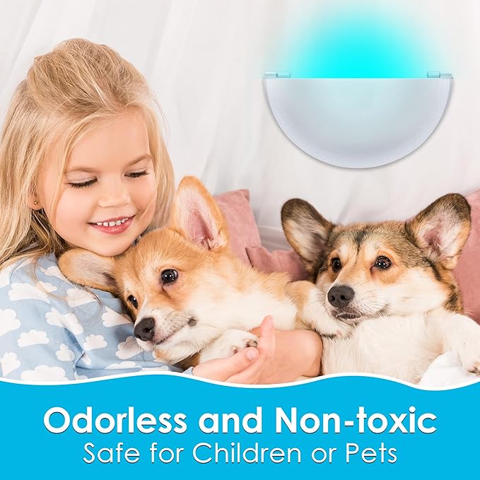 Qualirey 20 Pack Flying Insect Trap Refill Compatible with Faicuk FA-FLT07 Wall Sconce Fly Trap, Replacement Fly Glue Boards Refills for Capturing Flies, Moths, Gnats, Mosquitoes