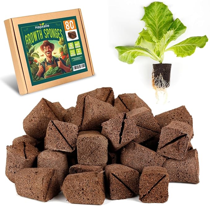 Root Riot, Eco-Friendly Biodegradable Material, Seed Starter Pod, Starter Plugs, 80-Pack, Peat Coconut Coir, Fits Standard Clone Trays, Indoor Outdoor Gardening, Brown