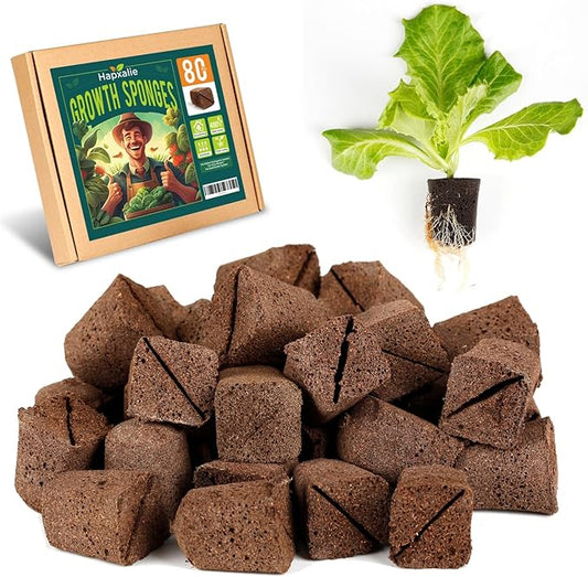Root Riot, Eco-Friendly Biodegradable Material, Seed Starter Pod, Starter Plugs, 80-Pack, Peat Coconut Coir, Fits Standard Clone Trays, Indoor Outdoor Gardening, Brown