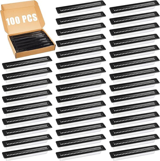 Qualirey 100 Pcs Plastic Beehive Beekeeping Tools Set Hive Trap Beetle Blaster Kit for Hive Beetle Beekeeping Supplies Control Beetles (Black)