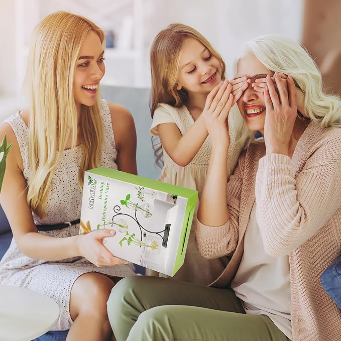 2025 New Desktop Plant Propagation Stations, Plant Terrarium with Metal Stand, 3 Bulb Glass Propagation Vases for Hydroponic Plants, Home Office Decor Planter Gardening Gifts for Women