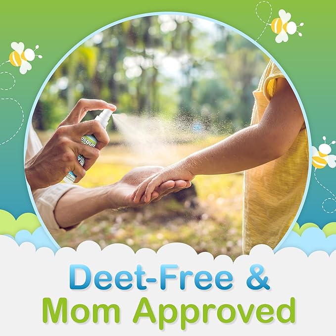 Ms. Pixie's Mosquito Repellent for Kids, DEET-Free Gentle Bug Spray for Children’s Skin & Outdoor Protection, 3 oz (90mL)