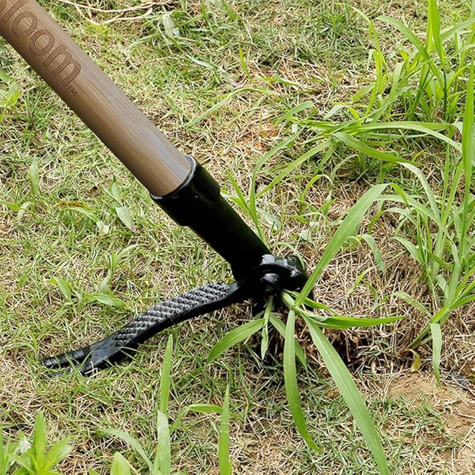 UpBloom - Stand Up Weed Puller Tool with Long Handle - Remover Yard and Garden for Easy Gardening - Durable Hand Supplies