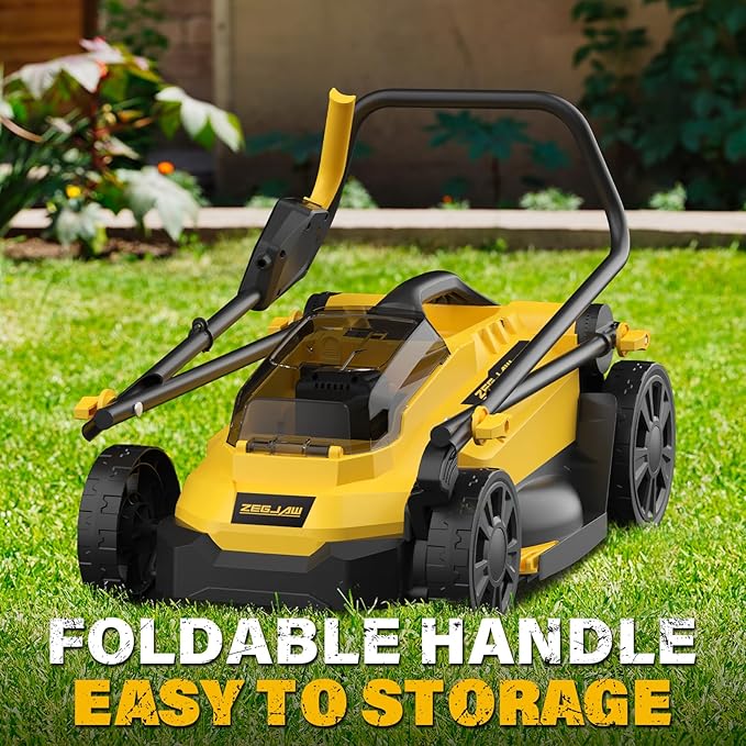 13-Inch 20V Cordless Lawn Mower & 10 Inch 20V Weed Wacker Cordless