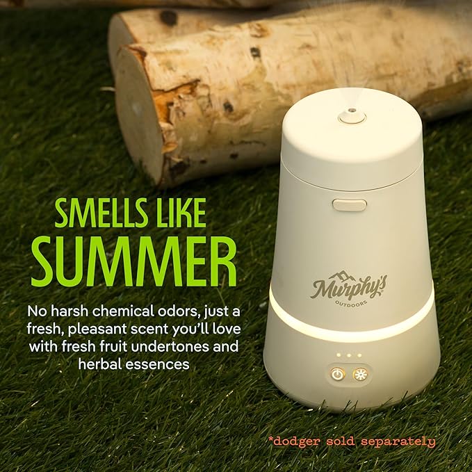 Murphy's Naturals Mosquito Dodger Zone Repellent Refills, Repels 30 Hours Each, Made for Murphy's Naturals Mosquito Dodger, 1oz Refill Bottles, 2-Pack