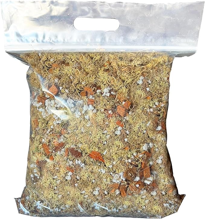 rePotme Orchid Moss/Phalaenopsis Gold Classic Orchid Potting Mix - 2 Quarts (Mini Bag) - Hand Blended in The USA