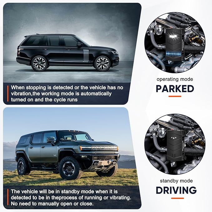 2 Pack Battery Powered Ultrasonic Rodent Repeller for Car Engines – Under Hood Mouse Deterrent for Cars, Garages, Basements, and Warehouses