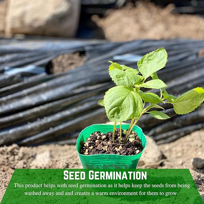 Farm Plastic Supply - Weed Control 6 Mil Black Plastic Sheeting - Heavy Duty Weed Barrier Landscape Fabric for Outdoor Gardens, Non Woven Weed Blocker Fabric, Weed Control (32' x 150')