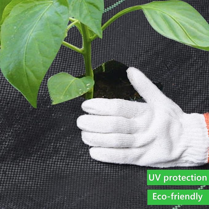 6ft x 330ft Landscape Fabric Weed Barrier Heavy Duty,3.2OZ Weed Blocker Fabric,Ground Cover Landscaping Fabric, Weed Tarp for Garden,Weed Fabric Woven