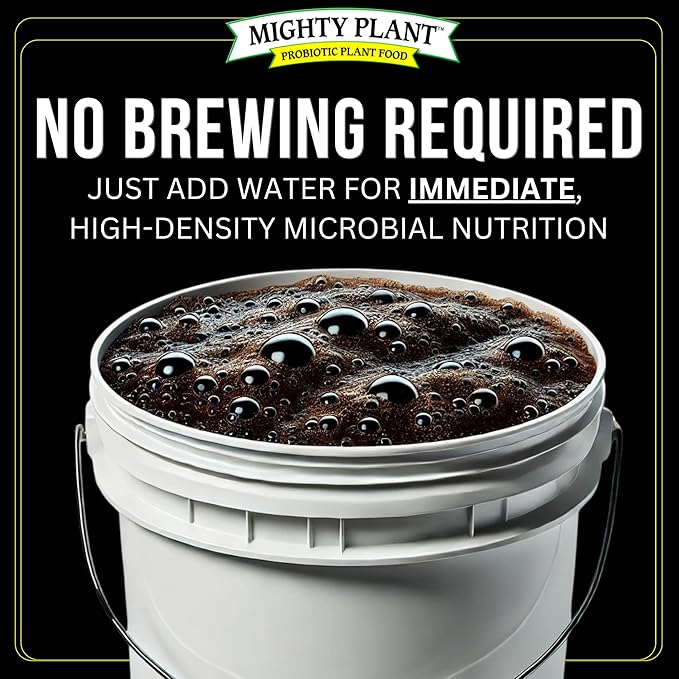 Organic Instant Compost Tea (1 lb) – Probiotic Plant Food Bloom Booster & Yield Booster for Hydroponics & All Gardening Types | Microbial Formula Converts Amino Acids for Enhanced Growth (1, Pounds)