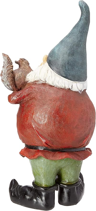 Design Toscano Garden Gnome Statue - Digger The Gnome - Outdoor Garden Gnomes - Funny Lawn Gnome Statues