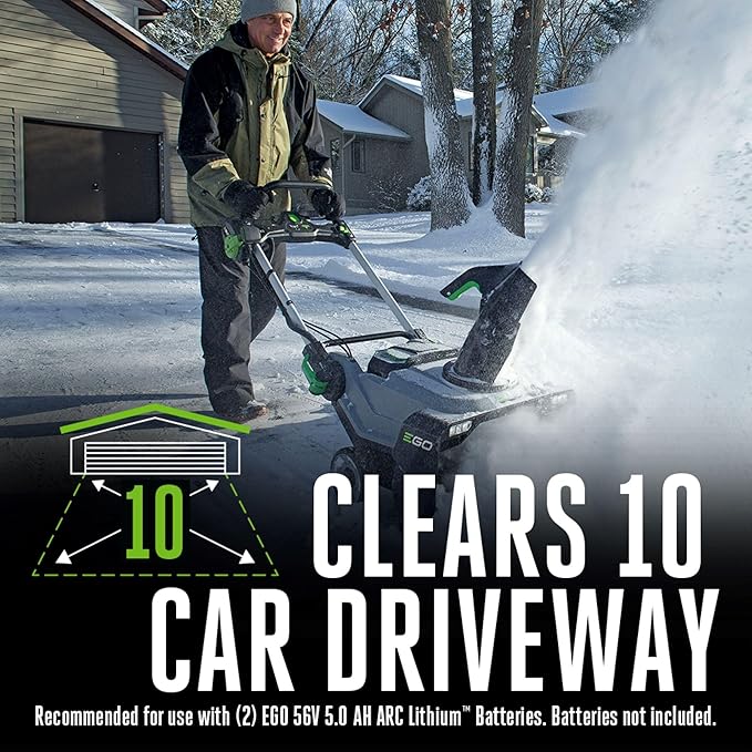 EGO Power+ SNT2100 21-Inch 56-Volt Cordless Snow Blower - Battery and Charger Not Included