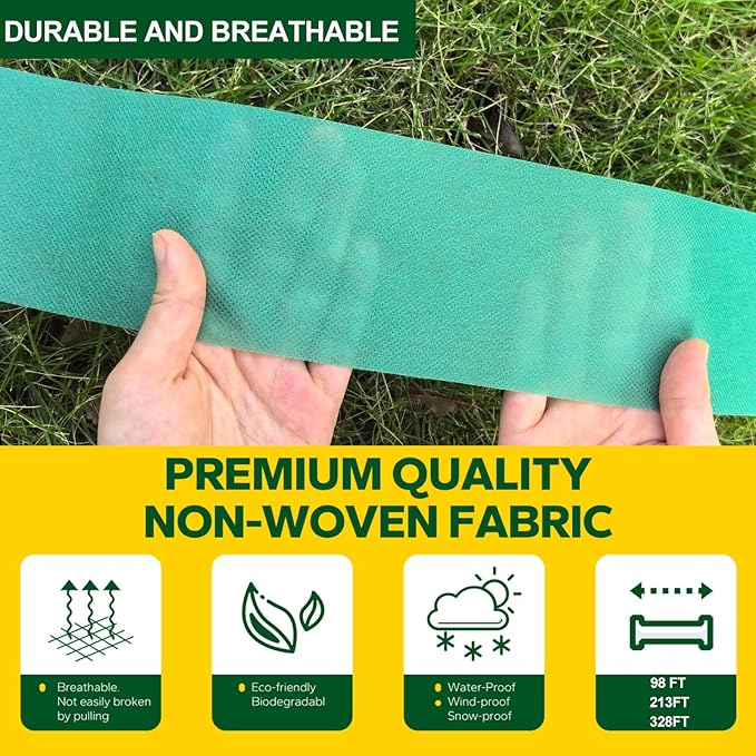 Emycool 213ft Tree Wraps to Protect Bark, Tree Wrap for Damaged Bark, Tree Trunk Wrap to Keep Plants Warm and Tree Trunk Protectors from Deer and Animal, Durable and Effective