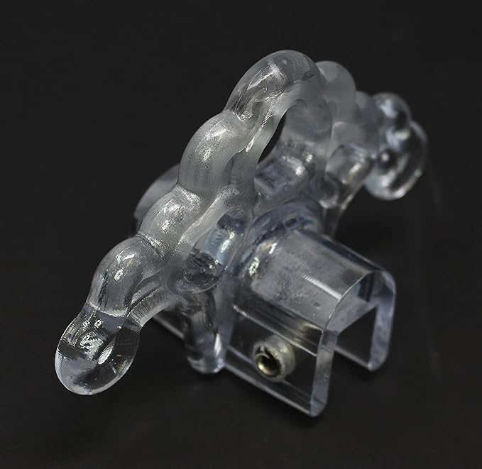 JSP Manufacturing Plastic Roof Ice Guard Snow Guard Snow Stops for Standing Seam Metal Roofing - Multi-Color/Multi-Pack Listing (1, Clear)