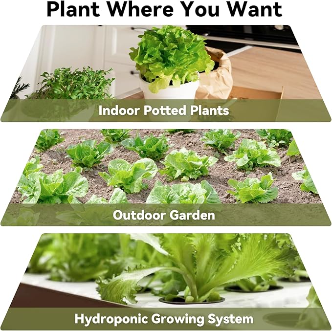 LYKOCLEAN Herb Seed Pods for AeroGarden, Ahopegarden, iDOO MUFGA Hydroponics Growing System Indoor Gardening, 400+ Seeds, Basil, Cilantro, Dill, Parsley, Mint, Shiso, Liquorice(12-Pods)