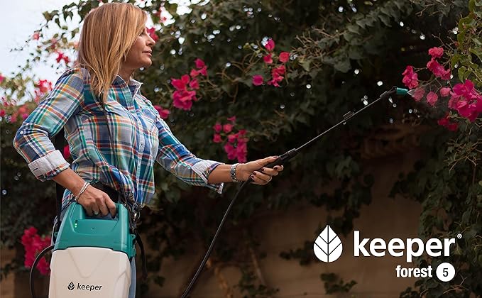 Battery-Operated Handheld Lawn and Garden Sprayer,Keeper Forest 5