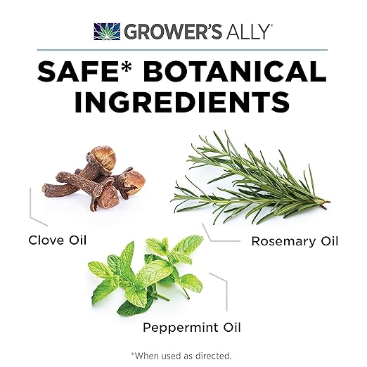 Grower's Ally Spider Mite Control Concentrate 1 gal | Natural Spider Mite & Insect Killer with Rosemary Oil - Trusted by Cultivators for Indoor and Outdoor Use