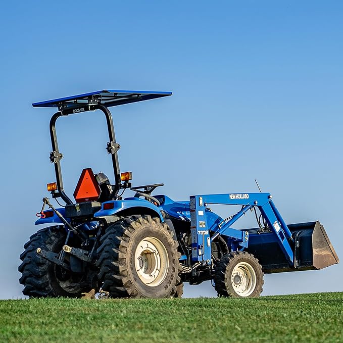 Universal Tractor Canopy | ROPS 1.5”-3” | Robust Steel | Blue | Easy Install
