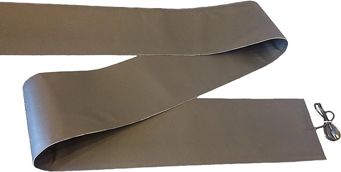 RHS Snow Melting Mats – Roof & Valley Heater for Ice Dam Prevention – American-Made, Black, Melts 2” Snow per Hour (25’ x 13”)