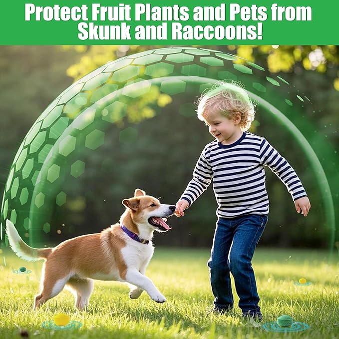 36Pack Powerful Skunk Repellent for Outdoor Use, Natural Keep Skunk & Raccoon Away Deterrent with Long-Lasting Protection for Garden Lawn Yard Camping Fishing, Safe for Kids & Pets, Waterproof