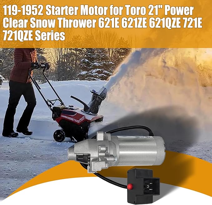 Starter for Toro 21" Power Clear 621 721 R E QZR QZE 212CC Snowblower 38741 38742 38743 38744 38751 119-1945 121-4252