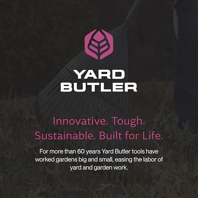 Yard Butler World’s Greatest Rakes | Heavy Duty All Steel Rake with Ergonomic Garden Claw, Free-Floating Tines & Long Metal Handle – Lawn, Yard, Bed, Landscape for Leaves, Grass & Debris,, Bundle Pack