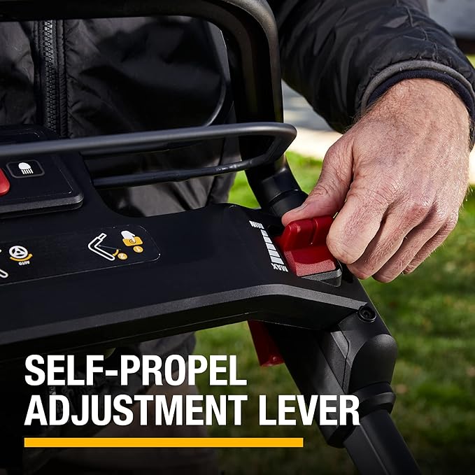 Cat DG671 60V 21” Self-Propelled Cordless Lawn Mower 3-In-1 Cutting Modes, Brushless Battery Lawn Mower with TorqLogic, Easy-Adapt Self-Propelled Lawn Mower – Battery & Charger Included