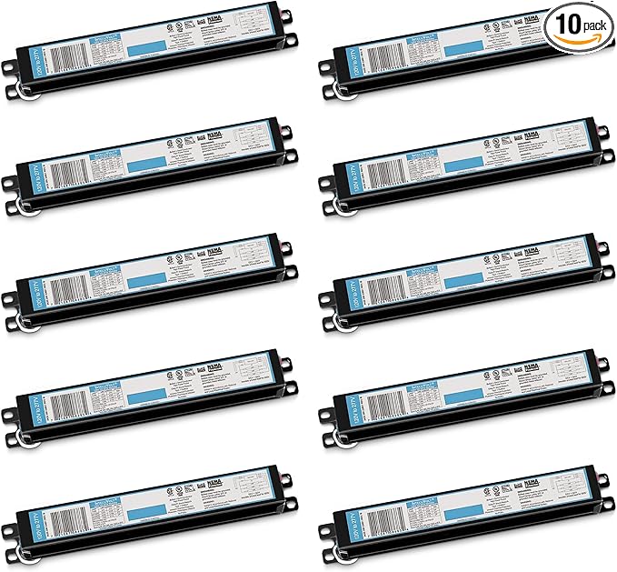 OHLECTRIC (10 Pack) Replacement for ICN-3P32-SC 1,2 & 3 Lamp - T8 Fluorescent Electronic Ballast - 120-277V - Instant Start - Standard Ballasts