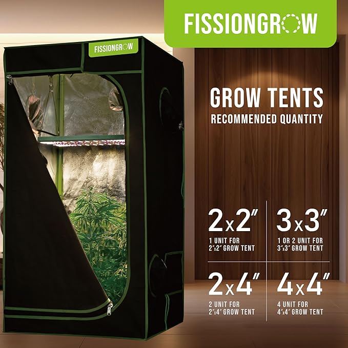 100P LED Grow Light, 100W True Full Spectrum with UV and IR, Ideal Coverage for 2'x2' or 2'x4' Grow Tents, Veg&Bloom Light Kit for Indoor Plants