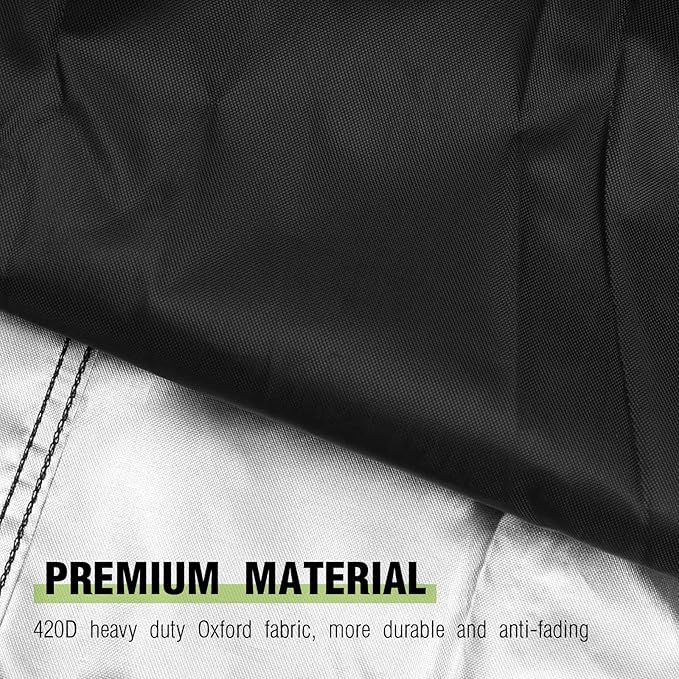 Outdoor Bar Cover for Patio Wicker Bar Counter Table 55"L x 18"D x 36"H, Waterproof& Heavy Duty Cover for Patio Rattan Wicker Bar Table-Rectangle