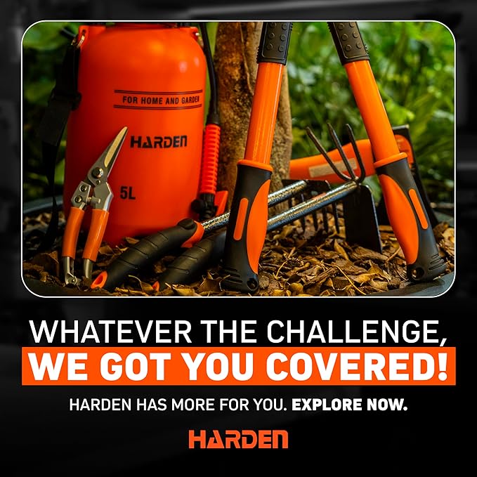 1 Gallon Pump Sprayer - Garden & Lawn Care for Weeds Stainless Steel Rod & Brass Nozzle - 1.3 Gallon Total Capacity