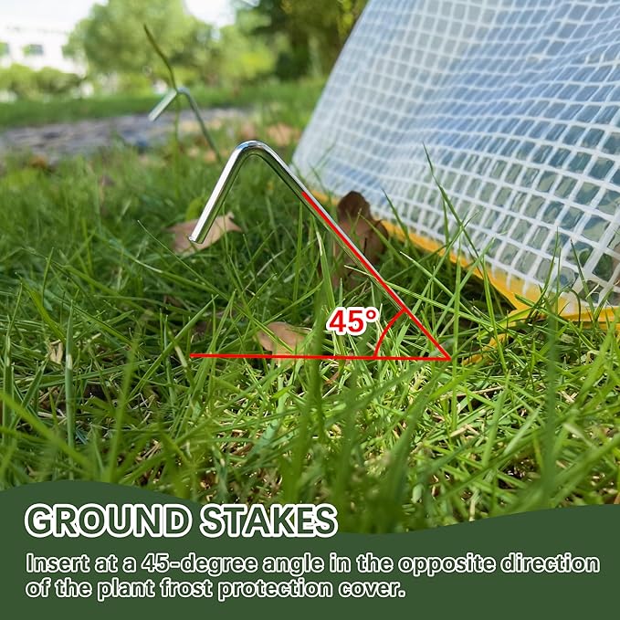 47.2" *14.6" *13.4" Foldable Garden Accelerator Plants Cover Freeze Protection for Raised Bed, Mini Greenhouse Cover with Two Air Hole, Frost Cover for Plant Vegetable Seedling Protector