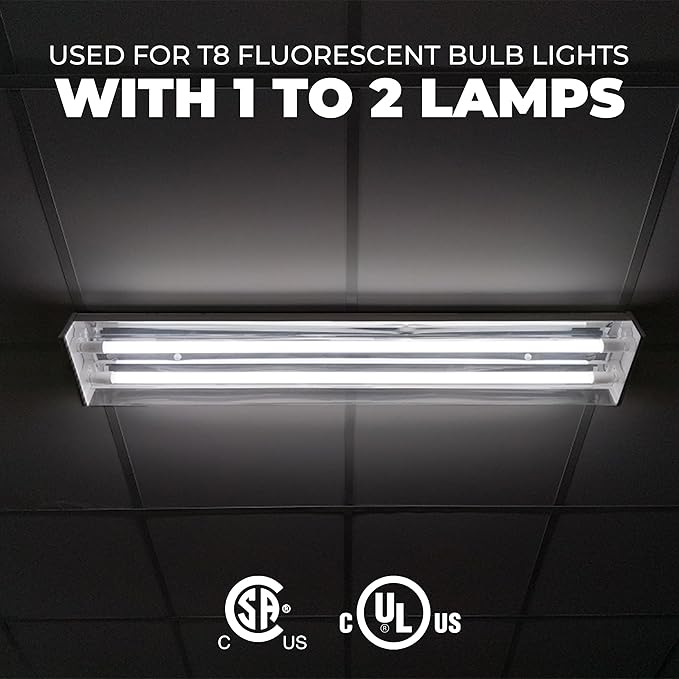 OHLECTRIC (10 Pack) Replacement for ICN-2P32-SC 1& 2 Lamp - T8 Fluorescent Electronic Ballast - 120-277 Volt - Instant Start - Standard and Energy Efficient Ballasts - UL Approved